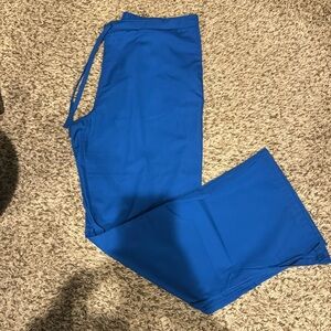 Royal blue scrub bottoms
